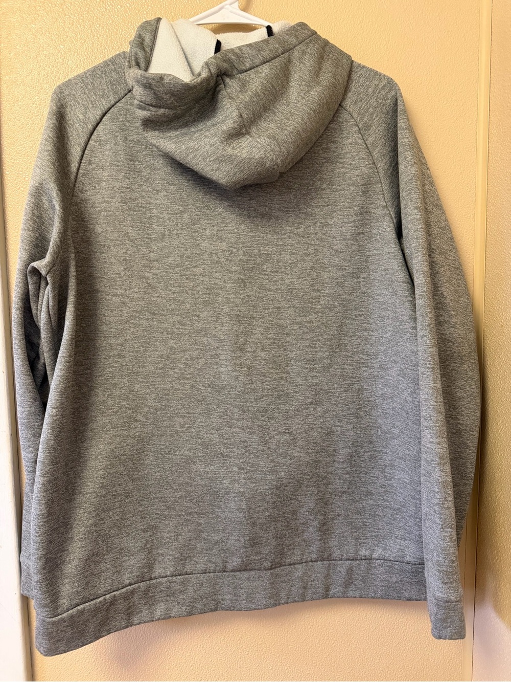 Nike Gray Crewneck Hoodie with Graphic Swoosh - Picture 3 of 6